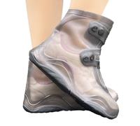 Copriscarpe antipioggia | Copriscarpe riutilizzabili Galosce - Facile da maneggiare, antiscivolo, a doppio strato, resistente e spesso, per uomini, donne e bambini Cenmoo