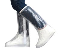 Copriscarpe antipioggia per scarpe, copriscarpe per pioggia, copriscarpe tubolari per il bagagliaio, riutilizzabili, impermeabili, impermeabili, per stivali lunghi e resistenti alla neve