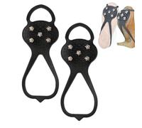 Copriscarpe antiscivolo - 2 pezzi scarpe portatili con trazione per barca e neve con impugnature da neve | Scarpe antiscivolo con impugnature per ghiaccio scarpe da trekking CleatsIce Snow Traction