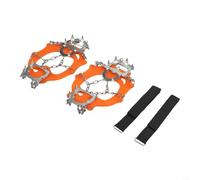 Copriscarpe antiscivolo progettati per pesca sul ghiaccio per sci, alpinismo, escursionismo, campeggio, passeggiate, corsa e spalare la neve in condizioni climatiche fredde (giallo-M)