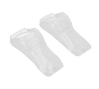 Copriscarpe barbiere in silicone trasparente per taglio di capelli, parrucchiere, per parrucchieri, professionisti del salone, coppia di 2