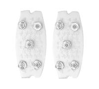 Copriscarpe con ramponi invisibili - Design antiscivolo a 5 denti, scarpe da esterno trasparenti per escursioni sulla neve, alpinismo invernale, arrampicata su roccia, ideali per gli anziani sul ghiac