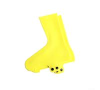 Copriscarpe da bicicletta in silicone impermeabile con design antivento per calore durante la stagione fredda su strada o gite in mountain bike (M giallo)
