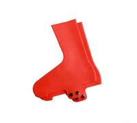 Copriscarpe da bicicletta in silicone impermeabile con design antivento per calore durante la stagione fredda su strada o gite in mountain bike (M rosso)