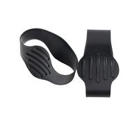 Copriscarpe da calcio, in silicone, con per tacchetti da calcio, copertura elastica, per tenere i legati, design ad alta aderenza per tutte le misure di scarpe, Nero, Refer to