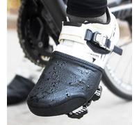 Copriscarpe da ciclismo in nylon PU, isolamento termico per proteggere le dita dei piedi con chiusure extra per la stagione fredda (XS-S)