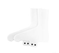 Copriscarpe da ciclismo in silicone compatibili con la maggior parte delle scarpe da strada senza clip che offrono un profilo aerodinamico e un'efficace barriera contro l'umidità (taglia M (40-43