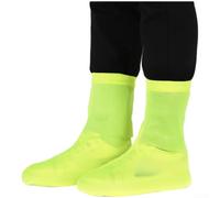 Copriscarpe elastici, in seta, antipolvere, antiscivolo, protezione completa per le gambe, per passeggiate nel deserto, S-L (verde fluorescente, taglia L (taglie 36-44)