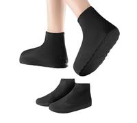 Copriscarpe impermeabile,1 paia di copriscarpe, copriscarpe, Copriscarpe in Silicone, in lattice,antiscivolo, per pioggia, giorno della neve, spiaggia del deserto, strade fangose,Tagl L(taglie 38-43)