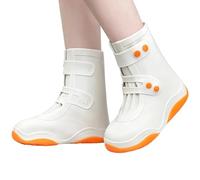 Copriscarpe impermeabili in silicone spesso, a gambo alto | Sturdy - Proteggi scarpe da esterno, stivali da pioggia, scuola, campus, escursionismo, pedagogia, ciclismo