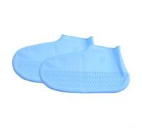 Copriscarpe in silicone resistente all'acqua per protezione dalla pioggia con vestibilità elastica per una vestibilità sicura sulla maggior parte degli stili di calzature standard (S blu)
