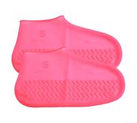 Copriscarpe in silicone resistente all'acqua per protezione dalla pioggia con vestibilità elastica per una vestibilità sicura sulla maggior parte degli stili di calzature standard (S rosso)