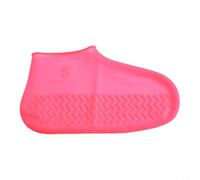 Copriscarpe in silicone resistente all'acqua per protezione dalla pioggia con vestibilità elastica per una vestibilità sicura sulla maggior parte degli stili di calzature standard (M rosso)