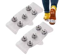 Copriscarpe invisibili - Copriscarpe antiscivolo per attività all'aria aperta, design per escursioni in neve, alpinismo, arrampicata, sport invernali, elastico, resistente, leggero, portatile, per