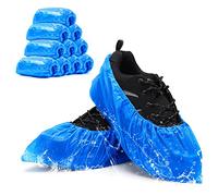 Copriscarpe Monouso,100 Copri Scarpe da casa usa e Getta,Materiale CPE Addensato, Impermeabile, Antiscivolo e Antivegetativo, Mantiene Pulito il Tappeto Della Stanza e L'interno Dell'auto