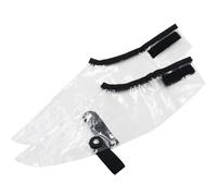 Copriscarpe per Parrucchiere Impermeabili Trasparenti in Silicone 1 Paio | Riutilizzabili e Antiscivolo, Proteggono Contro Ciocche Tagliate, Resistenti All’Usura, per Tinture e