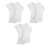 Copriscarpe per Pedicure Anti-uv, 3 Paia, Taglia Unica | Design a Bocca Piatta, Tessuto Leggero Riutilizzabile, per Cura Unghie a Casa e Salone