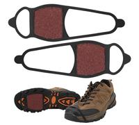 Copriscarpe per sabbia grossa da 2 pezzi, Inverno per sabbia grossa Copriscarpe antiscivolo portatili per ghiaccio e neve ramponi tacchetti di trazione per uomo e donna