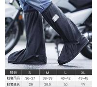 Copriscarpe per stivali da pioggia Nero impermeabile con riflettore Copriscarpe trasparenti alti Coperture antipolvere per moto Copripioggia per bici Uomo Donna