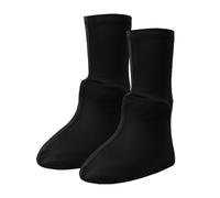 Copriscarpe riutilizzabili, protettore alto gambo resistente alla neve e antiscivolo, copristivali di protezione contro l'umidità, per uomini e donne scarpe all'aperto a piedi campeggio P, Nero , Se