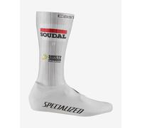 Copriscarpe Soudal Quick-Step 2025 Fast Feet 2 TT bianco - L