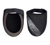 Copriscarpe termico elasticizzato per biciclette con design a metà piede per mantenere la flessibilità e il calore della caviglia (L 41-44)