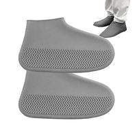 Copriscarpe unisex impermeabile in silicone, un paio | Outdoor impermeabile parapioggia copriscarpe antiscivolo in silicone resistente all'usura per pioggia, giorno della neve, strade fangose