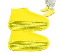 Copriscarpe unisex impermeabile in silicone, un paio | Outdoor impermeabile parapioggia copriscarpe antiscivolo in silicone resistente all'usura per pioggia, giorno della neve, strade fangose