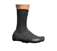 Coppia di copriscarpe velotoze alti in silicone neri