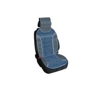 Coprischienale Auto Universale in Fibra di Bambù Traspirante - Coprisedile Blu, Protezione Sedile Estiva, Adatto a Guidatore e Passeggero, 48x33x5.5cm