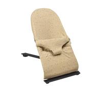 Coprisdraietta Meyco Rib Mini Spot, coprisdraietta per bambini (copertura di alta qualità per sdraietta Babybjörn & Qute Q, traspirante e lavabile, accessorio per bambini), Toffee Melange