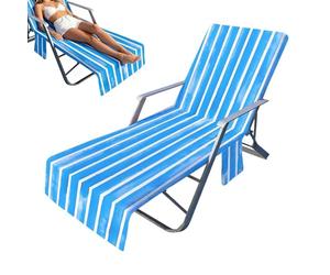 Coprisdraio - 210 x 75 cm Antiscivolo Microfibra Assorbente | Copertura per Lettino Prendisole,per Esterno Patio Giardino Prato Cortile Hotel Spiaggia Abbronzatura