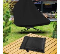 Coprisedia Chaise Sdraio Sospesa Terrazza Impermeabile 210D Oxford Nero