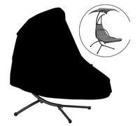 Coprisedia Chaise Sdraio Sospesa Terrazza Impermeabile 210D Oxford Nero