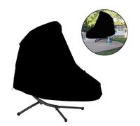 Coprisedia Chaise Sdraio Sospesa Terrazza Impermeabile 210D Oxford Nero