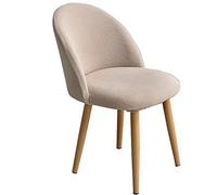 Coprisedia con Schienale 4/6 Pezzi Fodere Coprisedia Elasticizzato Elegante per Sala da Pranzo Ufficio Coprisedia con Schienale Rotondo Jacqaurd Lavabile (Color : B, Size : 4pcs)