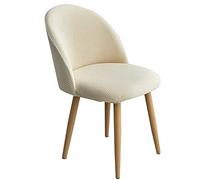 Coprisedia con Schienale 4/6 Pezzi Fodere Coprisedia Elasticizzato Elegante per Sala da Pranzo Ufficio Coprisedia con Schienale Rotondo Jacqaurd Lavabile (Color : F, Size : 6PCS)