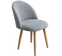 Coprisedia con Schienale 4/6 Pezzi Fodere Coprisedia Elasticizzato Elegante per Sala da Pranzo Ufficio Coprisedia con Schienale Rotondo Jacqaurd Lavabile (Color : E, Size : 4pcs)