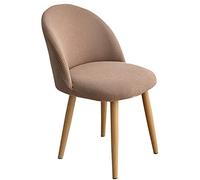 Coprisedia con Schienale 4/6 Pezzi Fodere Coprisedia Elasticizzato Elegante per Sala da Pranzo Ufficio Coprisedia con Schienale Rotondo Jacqaurd Lavabile (Color : H, Size : 2pcs)