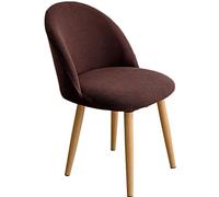Coprisedia con Schienale 4/6 Pezzi Fodere Coprisedia Elasticizzato Elegante per Sala da Pranzo Ufficio Coprisedia con Schienale Rotondo Jacqaurd Lavabile (Color : L, Size : 4pcs)