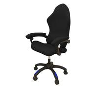 Coprisedia da Gaming Fodera for Sedia da Gioco Fodera Protettiva for Sedia Girevole in Seta Elasticizzata in Seta di Latte Coprisedile specializzato for Atletica for Computer da Ufficio(Black-1PCS)