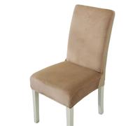 Coprisedia da Pranzo Elastico Semplice e Moderno, coprisedia Antiscivolo e Resistente all'Usura, coprisedia Universale for Hotel e casa(Champagne,4pcs)