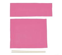 Coprisedia da regista in tela con parti in legno, pratico set per pulire e rinnovare le sedie più vecchie (rosa)