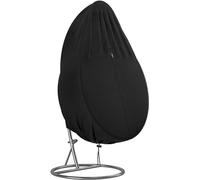 Coprisedia Egg, Coperture multiuso 210D antipolvere con cerniera nera antipioggia for sedie in guscio d'uovo sospese for esterni(200x230cm)
