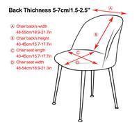 Coprisedia elastica comoda e resistente ai graffi in velluto Silverfox