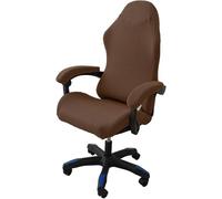 Coprisedia Gaming Elasticizzata Ergonomica Con Copri Braccioli Rimovibile, Fodera Per Sedia Da Ufficio E Computer, Rivestimento Antiscivolo Con Cerniera - Per Sedie Da Gioco(G,2ps)