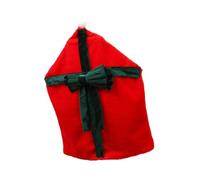 Coprisedia natalizio con fiocco decorativo, sicuro per bambini, famiglia, posate, decorazione natalizia per sedie da pranzo