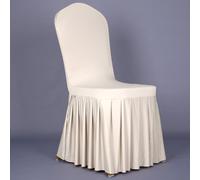 Coprisedia per banchetti 12 pezzi con design gonna Oxford, resistente alle pieghe e morbido materiale spandex, elasticizzato per sedie 85 105 cm di altezza, adatto per posti a sedere in hotel o eventi