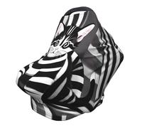 Coprisedia per passeggino con gattino a righe bianche e nere, versatile, appositamente progettato per il tuo bambino