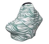 Coprisedia per passeggino con motivo a righe ondulate, versatile, appositamente progettato per il tuo bambino